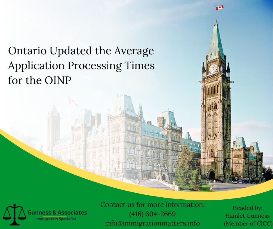 OINP Application Processing Time