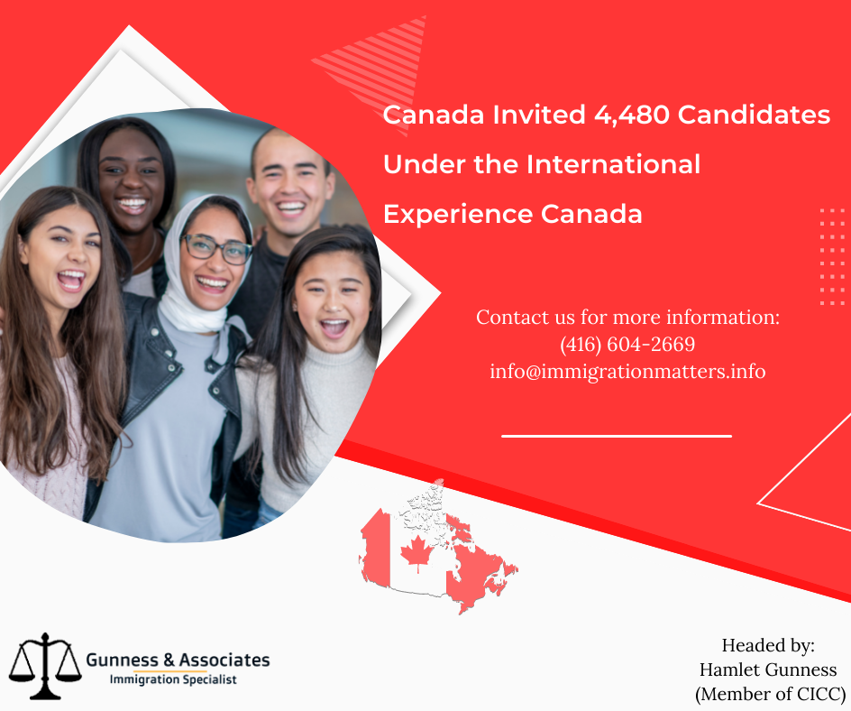 Canada Invited 4,480 Candidates under IEC Over the last week, Immigration, Refugees and Citizenship Canada (IRCC) held new draws and invited 4,480 Candidates under IEC in the pools of International Experience Canada (IEC). From July 25 to July 31, Canada invited Candidates under IEC young foreigners to apply for an IEC open work permit. As of July 29, there are 20,169 candidates registered in the pool, waiting for the invitation. 