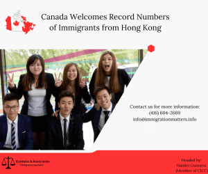 Canada Welcomes Record Immigrants from Hong Kong According to Immigration, Refugees and Citizenship Canada (IRCC), a record number of 12,484 open work permits were issued to Hong Kong residents from March 2017 through June 2022. Last year, the Government of Canada introduced two new pathways for Hong Kongers to immigrate to Canada: one for students and one for professionals. The overwhelming majority of applicants were young and middle-age