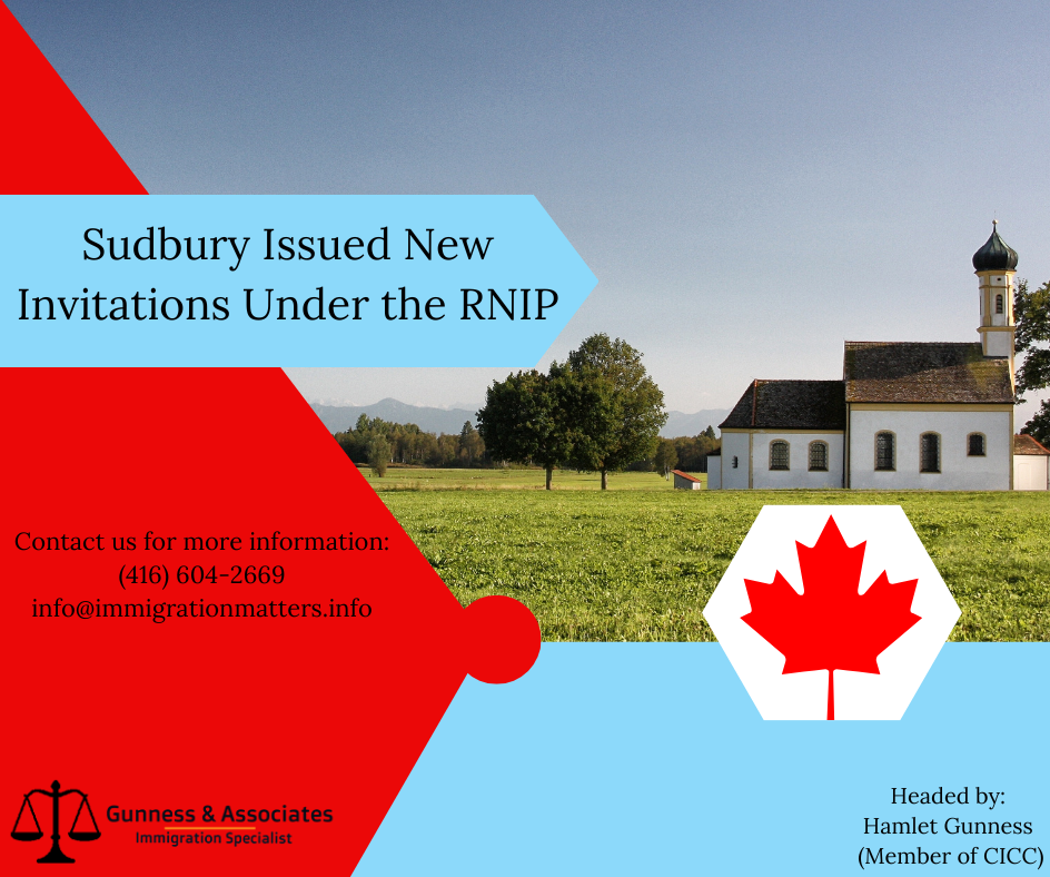 Sudbury Issued New Invitations Under the RNIP