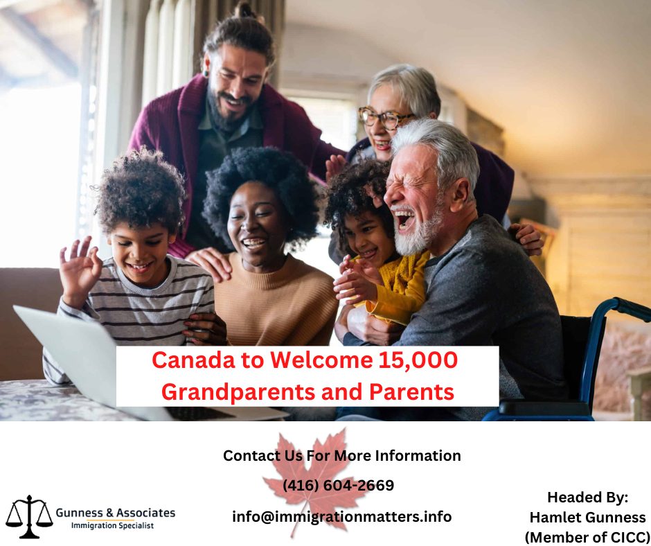 Canada to welcome 15000 Parents and Grandparents