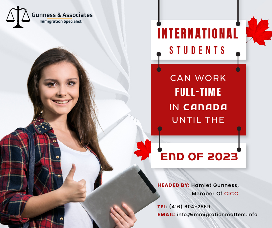 work full-time in Canada 2023