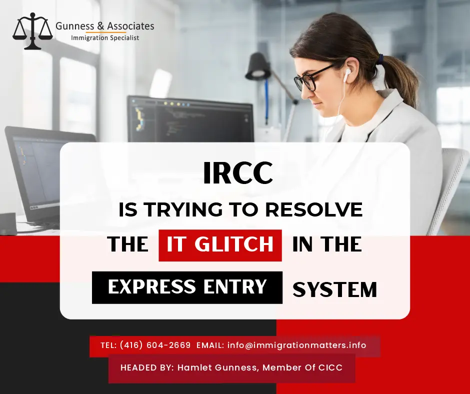 IRCC is trying to resolve the IT glitch in the Express Entry draw