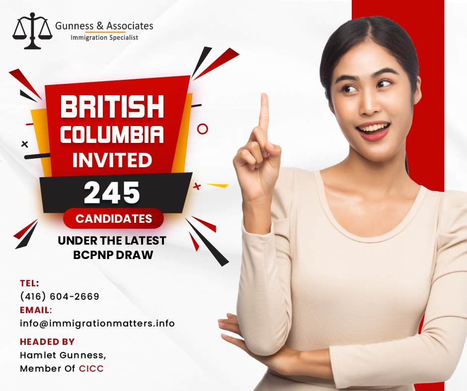 In the recent BC PNP Draw, 161 invitations were sent to applicants.