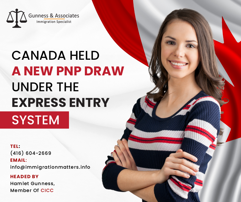 Canada held a new PNP draw under the Express Entry system on February 15, 2023, Immigration, Refugees and Citizenship Canada (IRCC) issued 699 Invitations to Apply (ITA) to candidates under the Provincial Nominee Program (PNP) in the second PNP-targeted draw of the year. In round #241, the cut-off score was 791 points.  The tie-breaking rule for this round was February 8, 2023, at 18:09:01 UTC. As of February 15, 2023, there were 240,264 profiles registered in the Express Entry pool, 849 more than the previous update. In 2023, in total, Canada issued 15,892 invitations. Details of the New PNP draw under the Express Entry  On February 15, 2023, the fifth Express Entry draw of the year was placed. 699 invitations to apply (ITA) were sent out to PNP candidates in Express Entry draw 241 with a minimum Comprehensive Ranking System (CRS) score of 791.  Only candidates in the Provincial Nominee Program were qualified for the draw. In 2023, this was the third program-specific draw; the first two were held on February 1 and 2, respectively. Only candidates who had already received provincial nomination were invited to the February 1 draw, whereas the Federal Skilled Worker Program's draw on February 2 was program-specific (FSWP). Express Entry Draws 2023 Express Entry has had a unique beginning to the year thus far. From the end of November 2022 to the beginning of January 2023, draws had been delayed for 11 weeks due to what was probably an IT system issue. On Wednesday afternoons, draws have typically been held every two weeks. However, the second draw of the year took place on January 18th, a week after the first draw on January 11th. Two weeks later, the third draw did occur as scheduled Express Entry via the Provincial Nominee Program  Along with submitting nominations for foreign nationals through the current paper-based process, provinces and territories (PTs) that run Provincial Nominee Programs (PNPs) can also submit nominations for candidates through the Express Entry pool. Candidates who are selected by a PT receive an additional 600 points in the Comprehensive Ranking System (CRS), which is typically enough to encourage an invitation to apply (ITA) at the subsequent round of invitations, subject to the total number of nominations available for that PT and Immigration, Refugees and Citizenship Canada's (IRCC) ministerial guidance for each specific round of invitations. Want to know more details about “Canada held a new PNP draw under the Express Entry system” you can contact one of our immigration specialists at  Gunness & Associates. Tel: (416) 604-2669  Email: info@immigrationmatters.info Gunness & Associates has helped thousands of people successfully immigrate to Canada with their families. Our skilled and experienced immigration experts have the expertise to accurately examine your case and advise you on the best method of proceeding to best serve your needs. For honest and straightforward advice, contact the experts at Gunness & Associates. Get a free Assessment  Join our newsletter and get up-to-date immigration news Click here All rights reserved ©2022 Gunness & Associate