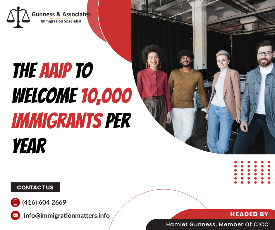 The AAIP welcomes 10,000 immigrants per year, every year, Immigration, Refugees, and Citizenship Canada (IRCC) carefully determine the total number of Provincial Nominee Program (PNP) candidates that each province can nominate annually.  The Alberta Advantage Immigration Program (AAIP) has significantly increased the PNP allocations from last year. In 2023, the province will issue 9,750 nominations – an astounding increase of over 50% compared to 6,500 nominations issued in 2022.  In an official statement, the province announced it would issue 10,140 nominations in 2024 and 10,849 in 2025. The province is looking for more skilled workers as there are about 100,000 job vacancies to fill. The government data from Canada's most recent census in 2016 show that Alberta rivals British Columbia for a place as the second most popular immigration destination in Canada, after Ontario. Alberta has been a very attractive location for newcomers to Canada over the past few years.  The percentage of recent immigrants in Alberta increased from 6.9% in 2001 to 17.1% in 2016, with recent immigrants who first obtained permanent resident status in Canada in the five years prior to a census. The availability of employment opportunities and excellent level of living in Alberta attract immigrants. A variety of smaller cities and towns throughout the province, including the provincial capital Edmonton and the somewhat larger Calgary, have already seen economic growth over the past few years. Immigration streams offered by Alberta The following are the Common immigration streams offered by Alberta: Alberta Express Entry Stream Accelerated Tech Pathway for Express Entry Alberta Opportunity Stream Religious Workers Eligibility program Rural Renewal Stream Rural Entrepreneur Stream Foreign Graduate Entrepreneur Stream Graduate Entrepreneur Stream Also read,  COLD LAKE CITY WANTS TO RENEW THE ALBERTA RURAL RENEWAL STREAM ALBERTA UPDATED THE AAIP INVENTORY AAIP ANNOUNCED UPDATES TO ALBERTA EXPRESS ENTRY STREAM SELECTIONS ALBERTA ISSUED 6,084 NOMINATIONS IN 2022 About Alberta provincial nominee program  An economic immigration scheme called the Alberta Advantage Immigration Program (AAIP), formerly known as the Alberta Immigrant Nominee Program, selects applicants for Alberta permanent residence.  Applicants must have the necessary skills to fill open positions in Alberta or have plans to buy or start a business there. Also, they must be able to support their families. The Canadian and Albertian governments administer the program. You, your spouse or common-law partner, and any dependant children may apply for permanent residence status if you are nominated through the program. Immigrating to Alberta in 2023 In an effort to draw in more skilled immigrants, Alberta has opened up a number of new pathways and established a priority process since October 2022. While Alberta has added 120,000 new jobs since the start of 2021, the province still has about 74,140 open jobs. In addition, the province predicts a 33,100 worker shortage by 2025 in a wide range of occupations, skill levels, and industries. By employment generation, diversifying the economy, and increasing the workforce in each and every area of the province, immigrants have an essential role in addressing the labor shortages.  In order to facilitate important industries like healthcare, construction, technology, agriculture, and tourism, among others, it is expected that they will offer new skills and experience. The province's growth will be sustained in the coming years due to Alberta's increased immigration intake targets. Want to know more details about “The AAIP to welcome 10,000 immigrants per year” you can contact one of our immigration specialists at  Gunness & Associates. Tel: (416) 604-2669  Email: info@immigrationmatters.info Gunness & Associates has helped thousands of people successfully immigrate to Canada with their families. Our skilled and experienced immigration experts have the expertise to accurately examine your case and advise you on the best method of proceeding to best serve your needs. For honest and straightforward advice, contact the experts at Gunness & Associates. Get a free Assessment  Join our newsletter and get up-to-date immigration news Click here All rights reserved ©2022 Gunness & Associate