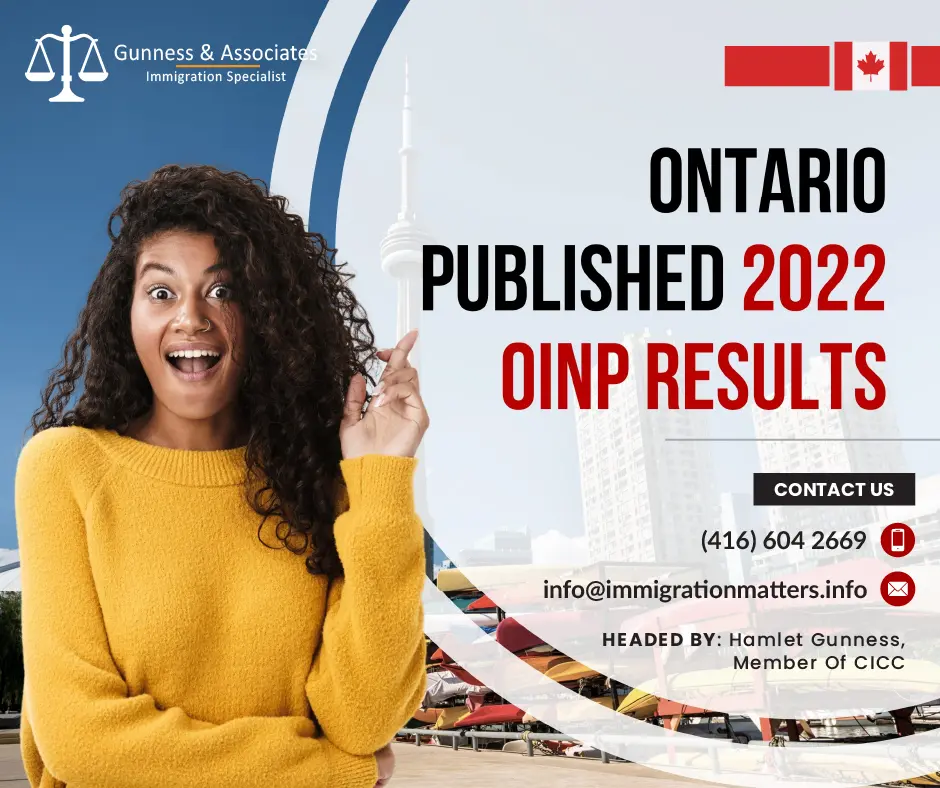 Ontario published 2022 OINP results