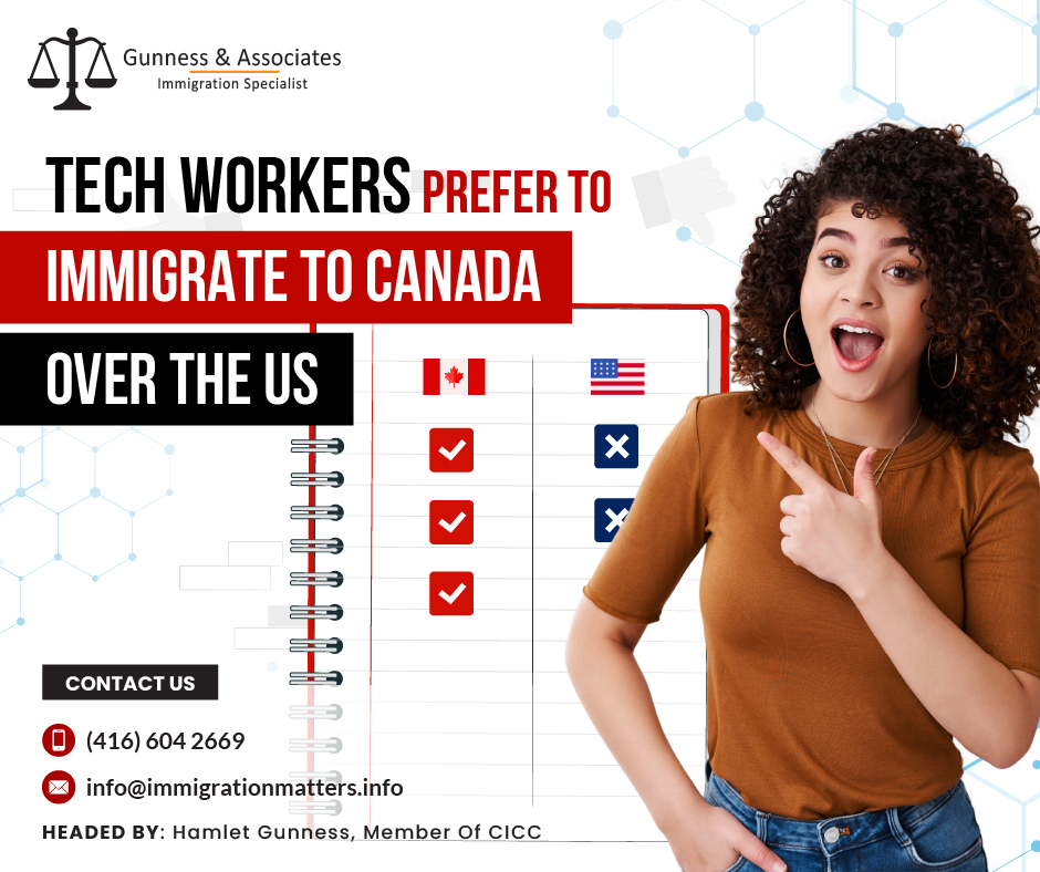 immigrate to Canada over the US