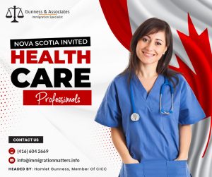 Nova Scotia invited healthcare professionals on April 11, 2023, the Provincial Government of Nova Scotia invited candidates to participate in the Healthcare Professionals Immigration Pilot (HPIP). Candidates who want to continue this process should contact the Nova Scotia Department of Health and Wellness. Only those who receive a valid job offer from the Nova Scotia Health Authority may immigrate to Nova Scotia as a healthcare professional through the Atlantic Immigration Program (AIP) or the Nova Scotia Nominee Program (NSNP) Skilled Worker Stream. All eligible candidates must complete a survey until May 11, 2023, to participate in the HPIP.Nova Scotia Nominee Program: Skilled Worker Stream The Nova Scotia Nominee Program: Skilled Worker Stream assists in the recruiting of recent international graduates and foreign workers whose skills are required in Nova Scotia. Only occupations that an employer is unable to fill with Canadians or permanent residents are eligible for recruiting foreign workers.The Nova Scotia Nominee Program: Skilled Worker Stream has the following requirements:Job offer from an employer in Nova Scotia.
legal status in the country of residence and a valid passport.
proof of secondary education completion in the country of origin.
certification of your language proficiency in either official language at the CLB 7 level.
a letter of recommendation demonstrating one year of experience in a position associated with the healthcare industry.
the desire to live and work in Nova Scotia permanently.About the Atlantic Immigration Program An immigration program that is administered by the government called the Atlantic Immigration Program assists in the recruitment of qualified foreign workers and international graduates by employers to fill open positions. These are the requirements for the Atlantic Immigration Program (AIP):Offer of job from a company authorized by the Atlantic Immigration Program.
legal status in the country of residence and a valid passport.
High school diploma from Canada or its equivalent from another country with an educational credential assessment.
CLB 5 or higher on a language test in either official language.
a letter of recommendation demonstrating one year of experience in a position associated with the healthcare industry.
the desire to live and work in Nova Scotia permanently.Want to know more details about “Nova Scotia invited healthcare professionals" you can contact one of our immigration specialists at  Gunness & Associates.Tel: (416) 604-2669 Email: info@immigrationmatters.infoGunness & Associates has helped thousands of people successfully immigrate to Canada with their families. Our skilled and experienced immigration experts have the expertise to accurately examine your case and advise you on the best method of proceeding to best serve your needs.For honest and straightforward advice, contact the expertsat Gunness & Associates.Get a free Assessment Join our newsletter and get up-to-date immigration news Click hereAll rights reserved ©2023 Gunness & Associate