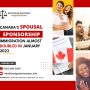 Canada Spousal Sponsorship Immigration almost doubled in January 2023