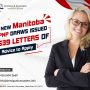 Manitoba Provincial Nominee Program draws issued 539 Letters of Advice to Apply