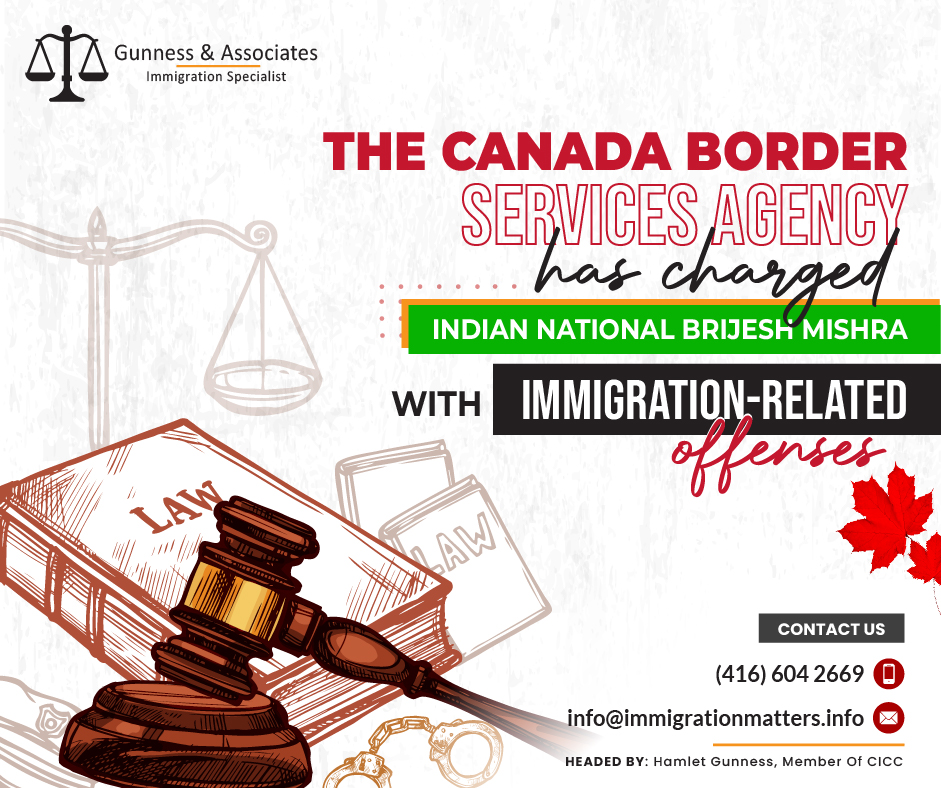 CBSA charged an Indian agent for immigration violations