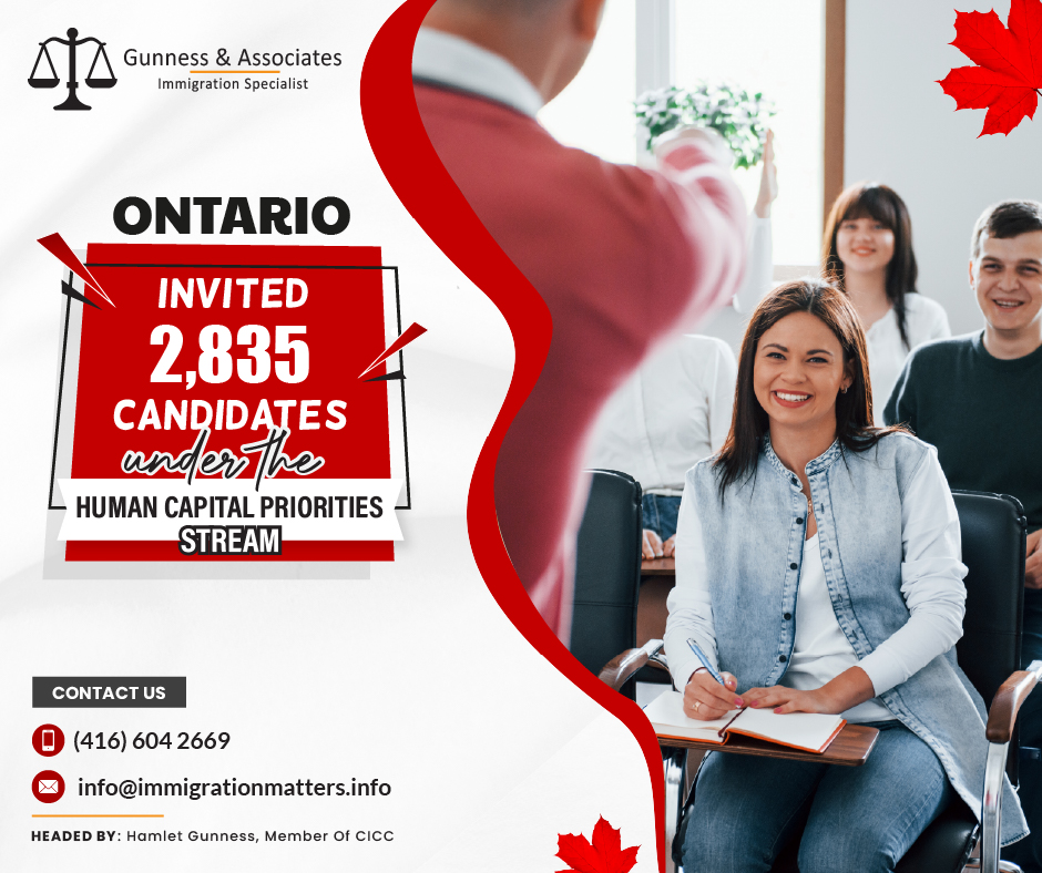 The Ontario Immigrant Nominee Program (OINP) conducted two new invitation draws under the Human Capital Priorities Stream On August 16, 2023. In the first draw, the OINP issued 751 targeted Notifications of Interest (NOIs) to candidates with work experience in healthcare and tech occupations. In the second draw, Ontario issued 2,084 targeted NOIs. Invited candidates' CRS Express Entry score was between 473 and 516 points. In total, the OINP invited 2,835 candidates in the two Express Entry Human Capital Priorities Stream draws. In 2023, Ontario issued 31,247 invitations under all streams of OINP. OINP all streams invitations of 2023 can be found here!Details of the latest OINP Draw under the Human Capital Priorities Stream Health and technology occupations were targeted in the Express Entry Human Capital Priorities Stream by the Ontario Provincial Nominee Programme in the immigration draws held from August 11 to 16, 2023. Individuals who may meet the criteria for Ontario's Express Entry Human Capital Priorities stream received notifications of interest from the Ontario Provincial Nominee Programme (PNP). The table below contains the overview of the NOIs, CRS score range, and date of profiles created in the IRCC EE system:Date InvitationsCRS score Profiles created in the IRCC systemDescriptionsAugust 11 - 16, 20232084473-516August 11, 2022 – July 8, 2023Targeted draw – Tech and HealthAugust 16, 2023751473-495August 16, 2022 – August 2, 2023Targeted draw – Tech and Health Total2,835As a candidate, you can work with an immigration specialist. Click here to get an assessment from an experienced immigration consultant.Which healthcare occupations were invited?In your Express Entry profile, you must list your work experience in one of the following NOC occupations as your primary NOC:NOC 30010 – Managers in healthcare
NOC 31100 – Specialists in clinical and laboratory medicine
NOC 31101 – Specialists in surgery
NOC 31102 – General practitioners and family physicians
NOC 31103 – Veterinarians
NOC 31110 – Dentists
NOC 31111 – Optometrists
NOC 31112 – Audiologists and speech-language pathologists
NOC 31120 – Pharmacists
NOC 31121 – Dietitians and nutritionists
NOC 31201 – Chiropractors
NOC 31202 – Physiotherapists
NOC 31203 – Occupational therapists
NOC 31204 – Kinesiologists and other professional occupations in therapy and assessment
NOC 31209 – Other professional occupations in health diagnosing and treating
NOC 31300 – Nursing coordinators and supervisors
NOC 31301 – Registered nurses and registered psychiatric nurses
NOC 31302 – Nurse practitioners
NOC 31303 – Physician assistants, midwives, and allied health professionals
NOC 32100 – Opticians
NOC 32101 – Licensed practical nurses
NOC 32102 – Paramedical occupations
NOC 32103 – Respiratory therapists, clinical perfusionists, and cardiopulmonary technologists
NOC 32104 – Animal health technologists and veterinary technicians
NOC 32109 – Other technical occupations in therapy and assessment
NOC 32110 – Denturists
NOC 32111 – Dental hygienists and dental therapists
NOC 32112 – Dental technologists and technicians
NOC 32120 – Medical laboratory technologists
NOC 32121 – Medical radiation technologists
NOC 32122 – Medical sonographers
NOC 32123 – Cardiology technologists and electrophysiological diagnostic technologists
NOC 32124 – Pharmacy technicians
NOC 32129 – Other medical technologists and technicians
NOC 32200 – Traditional Chinese medicine practitioners and acupuncturists
NOC 32201 – Massage therapists
NOC 32209 – Other practitioners of natural healing
NOC 33100 – Dental assistants and dental laboratory assistants
NOC 33101 – Medical laboratory assistants and related technical occupations
NOC 33102 – Nurse aides, orderlies, and patient service associates
NOC 33103 – Pharmacy technical assistants and pharmacy assistants
NOC 33109 – Other assisting occupations in support of health services
A list of invited Tech occupationsIn your Express Entry profile, you must list your work experience in one of the following NOC occupations as your primary NOC:NOC 20012 - Computer and information systems managers
NOC 21211 - Data scientists
NOC 21223 - Database analysts and data administrators
NOC 21230 - Computer systems developers and programmers
NOC 21231 - Software engineers and designers
NOC 21232 - Software developers and programmers
NOC 21233 - Web designers
NOC 21234 - Web developers and programmers
NOC 21311 - Computer engineers (except software engineers and designers)What is the Human Capital Priorities Stream?The Express Entry Human Capital Priorities immigration stream in Ontario is part of the Ontario Immigrant Nominee Program (OINP). It allows foreign workers with the necessary skilled work experience, language abilities, and education to apply to live and work permanently in Ontario.Before you can apply to be nominated for permanent residence by the Ontario government, you must have a valid profile in Immigration, Refugees, and Citizenship Canada's (IRCC's) Express Entry system and receive a Notification of Interest from Ontario.What are the requirements for the Human capital Priorities Stream?
You must choose which of the two federal programs you want to be evaluated against: Canadian Experience Class under the Federal Skilled Workers Program
You must have at least one year of full-time paid work experience.
You must hold a bachelor's, master's, or Ph.D. from Canada or the equivalent in another nation. If you finished your studies outside of Canada, you must receive an Educational Credential Assessment report to demonstrate that your education is equivalent to a Canadian credential.
You must be able to understand, read, write, and speak English or French at a level 7 or higher on the Canadian Language Benchmark (CLB).
When you migrate to Canada, you must have enough money to support yourself and any dependent family members.
After being awarded permanent residence, you must plan for living in Ontario.Join our RSS Feed Want to know more details about “Ontario invited 2,835 candidates under the Human Capital Priorities Stream” you can contact one of our immigration specialists at  Gunness & Associates.Tel: (416) 604-2669 Email: info@immigrationmatters.infoGunness & Associates has helped thousands of people successfully immigrate to Canada with their families. Our skilled and experienced immigration experts have the expertise to accurately examine your case and advise you on the best method of proceeding to best serve your needs.For honest and straightforward advice, contact the expertsat Gunness & AssociatesGet a free Assessment Join our newsletter and get up-to-date immigration news Click hereAll rights reserved ©2023 Gunness & Associates