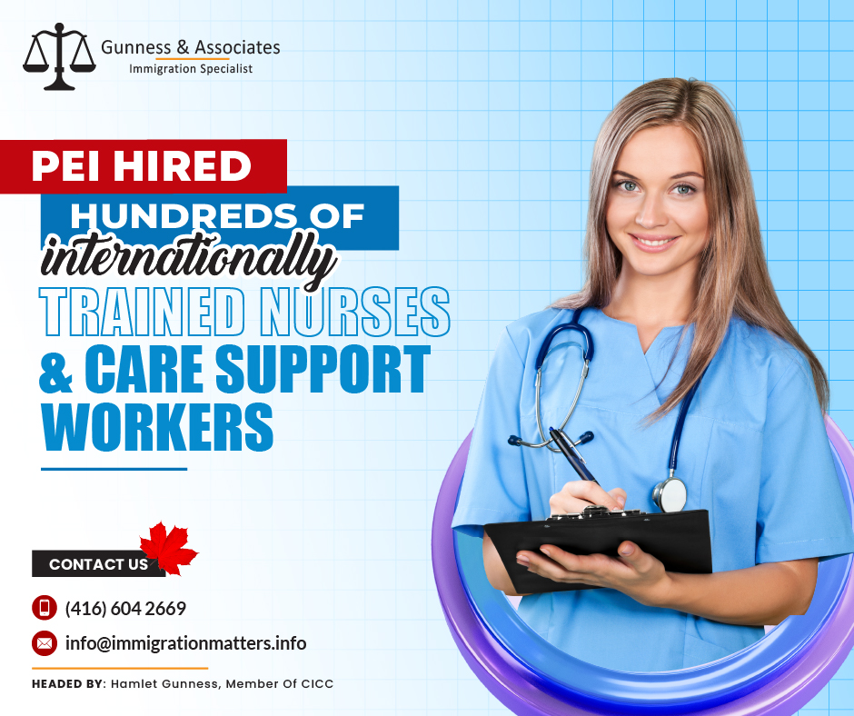 trained nurses and care support workers