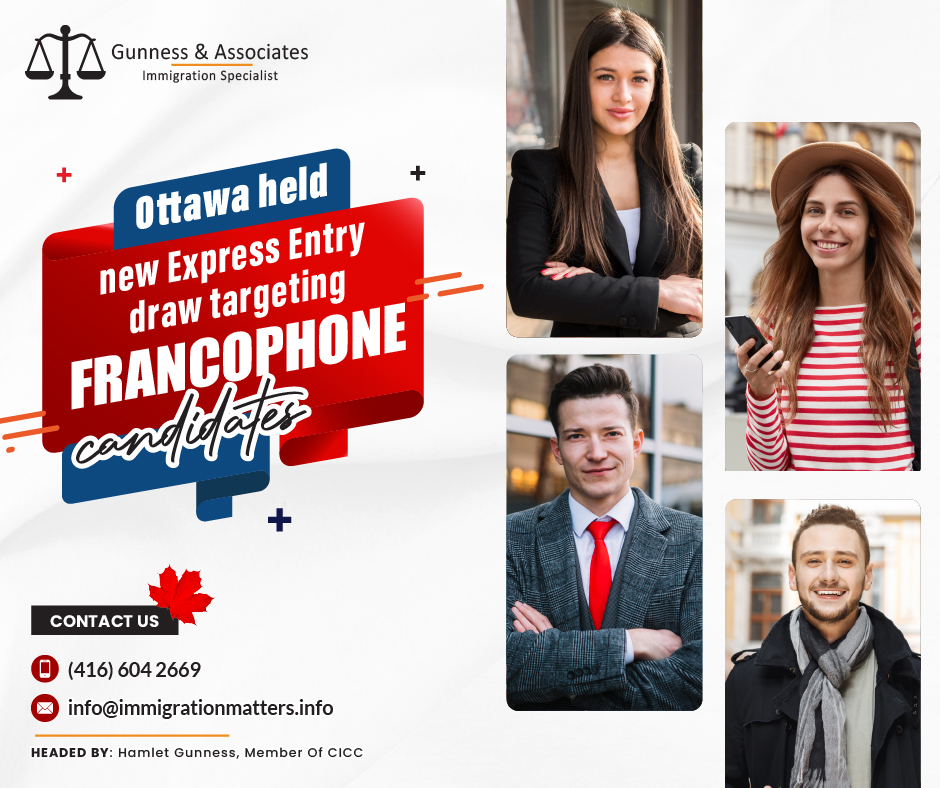 Express Entry draw for Francophone