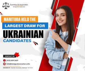 On December 4, 2023, the Government of Manitoba held the largest draw for Ukrainian candidates. The province invited 117 candidates through the Manitoba Provincial Nominee Program (MPNP) in this draw. To be eligible, applicants must: be Ukrainian citizens, 
have a minimum of CLB 4 in each language band, 
have connections to the province (close relatives, community ties, previous employment, or studies in Manitoba), 
score at least 60 points in the EOI registration points grid, and 
possess a valid language test in one of the official languages. In total, the province invited 14,567 candidates in 2023, including 412 Ukrainian nationals.About the Expression of Interest (EOI) SystemThe Expression of Interest (EOI) ranking system applies to the Skilled Worker and International Education Stream pathways. The Business Investor Stream pathways each have their process for submitting an EOI. Submitting an EOI is the first step toward obtaining permanent residency in Manitoba through the Manitoba Provincial Nominee Program (MPNP).An EOI is not a formal application, but rather a profile. Anyone interested in applying to the MPNP must submit an Expression of Interest (EOI). Candidates answer a series of questions and are assigned EOI ranking points based on their responses. Your profile is then added to a pool of all qualified candidates. Regularly, the MPNP invites the highest-scoring candidates in the pool to submit a full application to the MPNP.Join our RSS Feed Want to know more details about the “Manitoba held the largest draw for Ukrainian candidates” you can contact one of our immigration specialists at  Gunness & Associates.Tel: (416) 604-2669 Email: info@immigrationmatters.infoGunness & Associates has helped thousands of people successfully immigrate to Canada with their families. Our skilled and experienced immigration experts have the expertise to accurately examine your case and advise you on the best method of proceeding to best serve your needs.For honest and straightforward advice, contact the expertsat Gunness & AssociatesGet a free Assessment Join our newsletter and get up-to-date immigration news Click hereAll rights reserved ©2023 Gunness & Associates