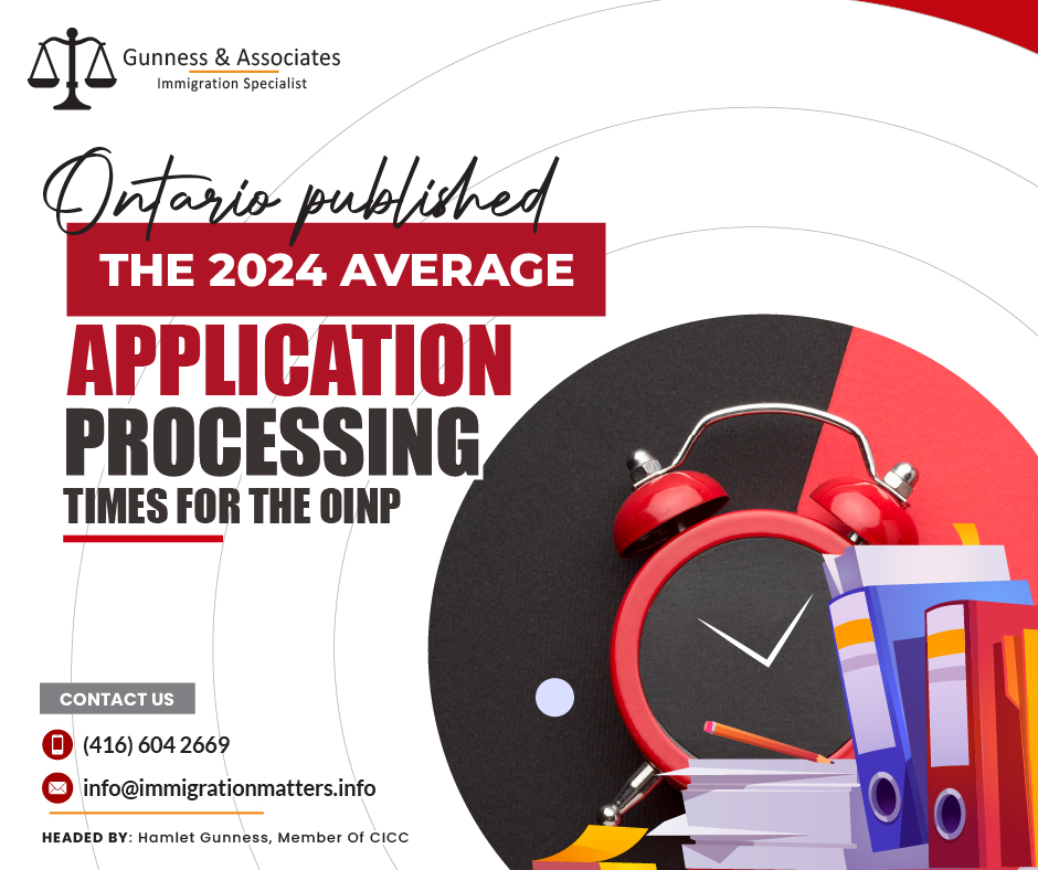 OINP application processing times