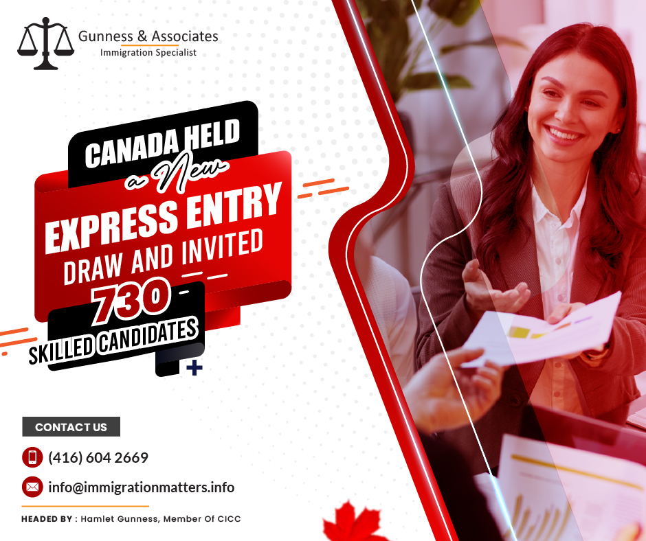 Canada held a new Express Entry draw