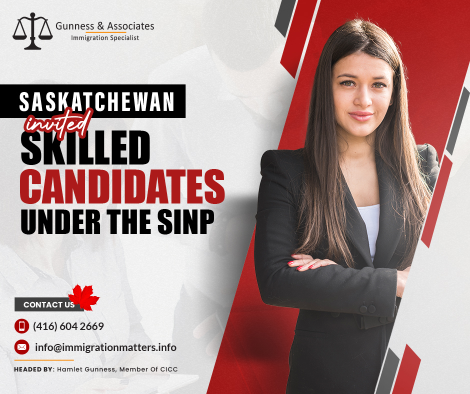 Saskatchewan invited skilled candidates under the Latest SINP Draw