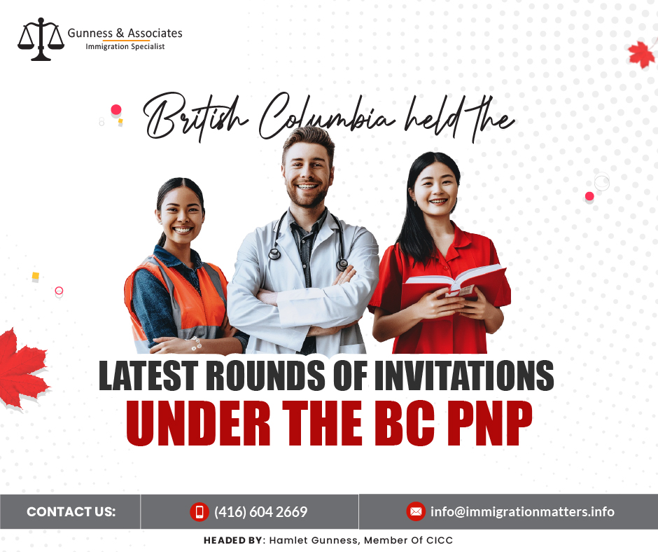 BC PNP Invitation Draws