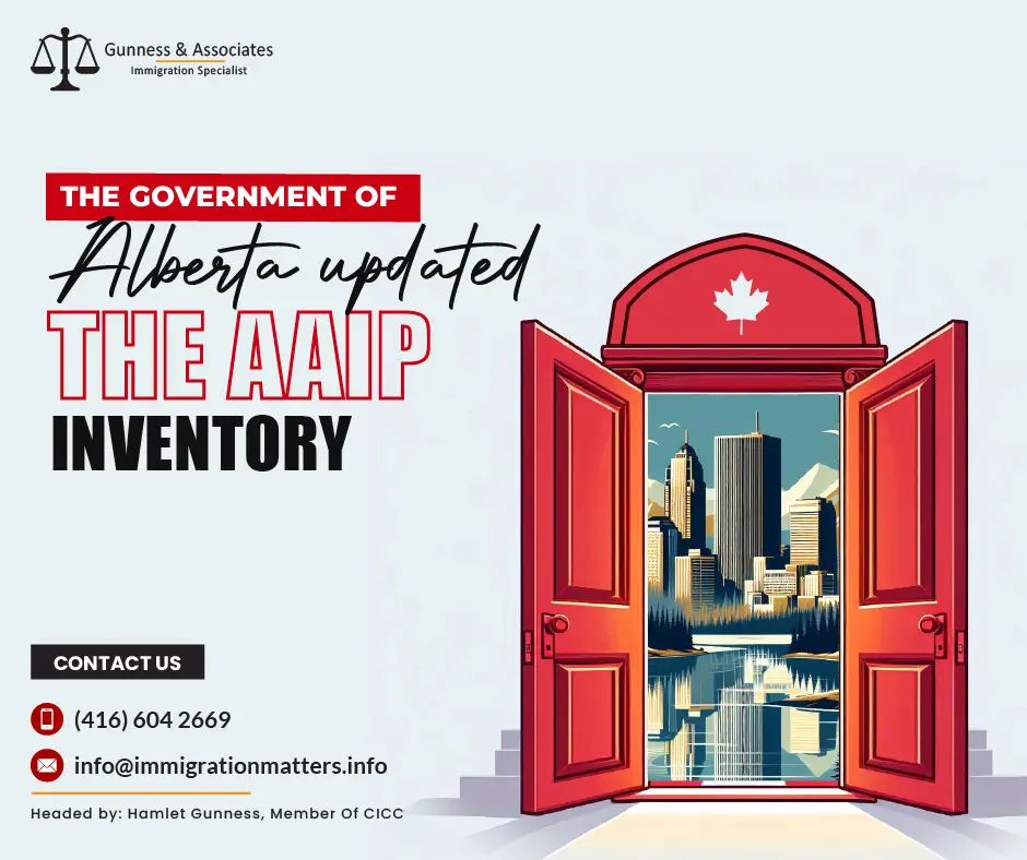 Alberta updated AAIP inventory