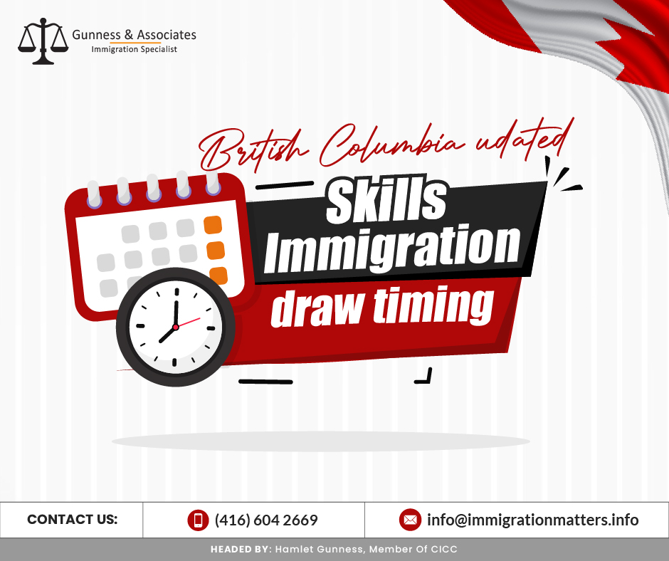 Skills Immigration draw timing