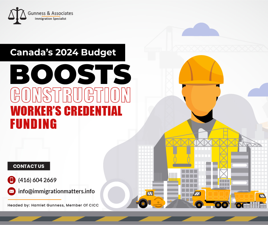 Federal budget 2024 boosts construction workers’ credential recognition funding