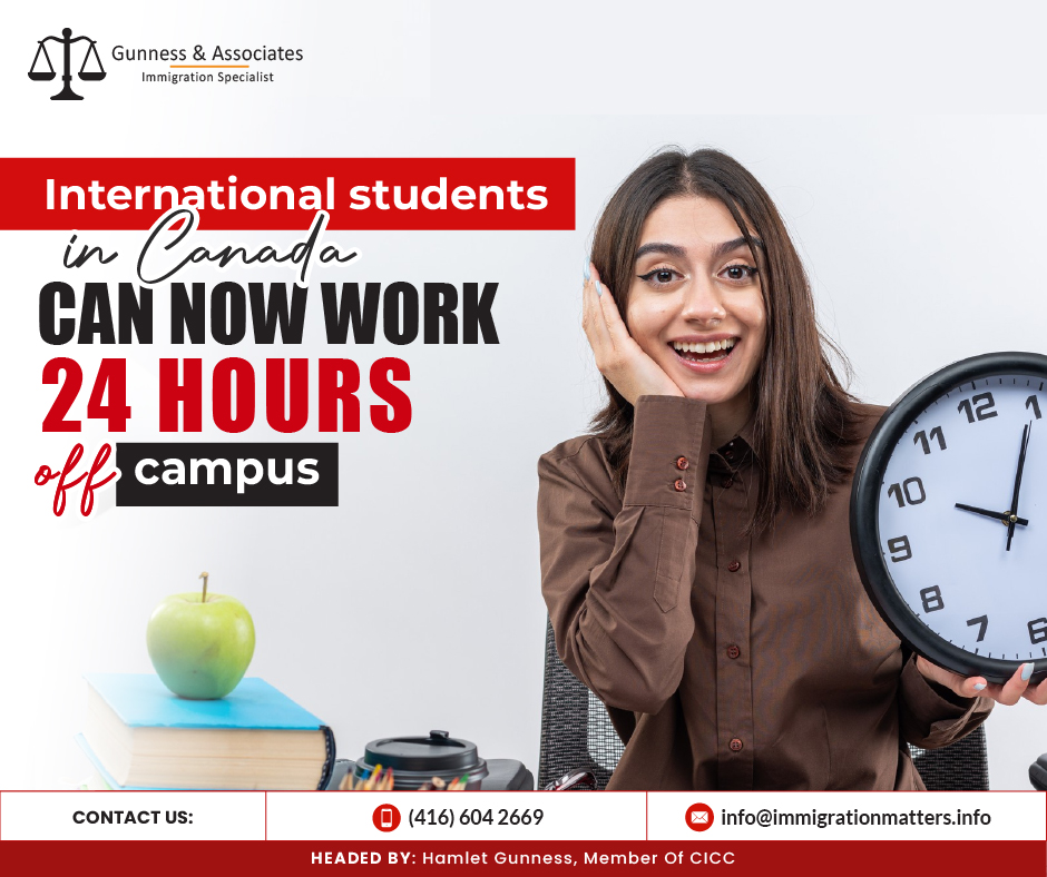 work 24 hours off-campus