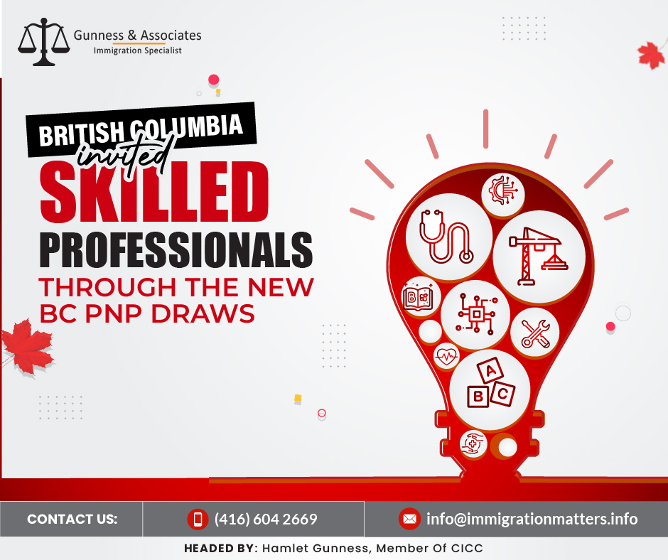 British Columbia Invites Skilled Professionals in Latest BC PNP Draws