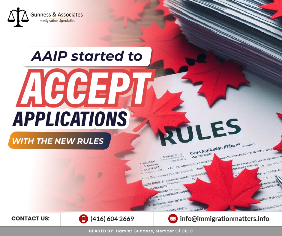 AAIP started to accept applications with the new rules