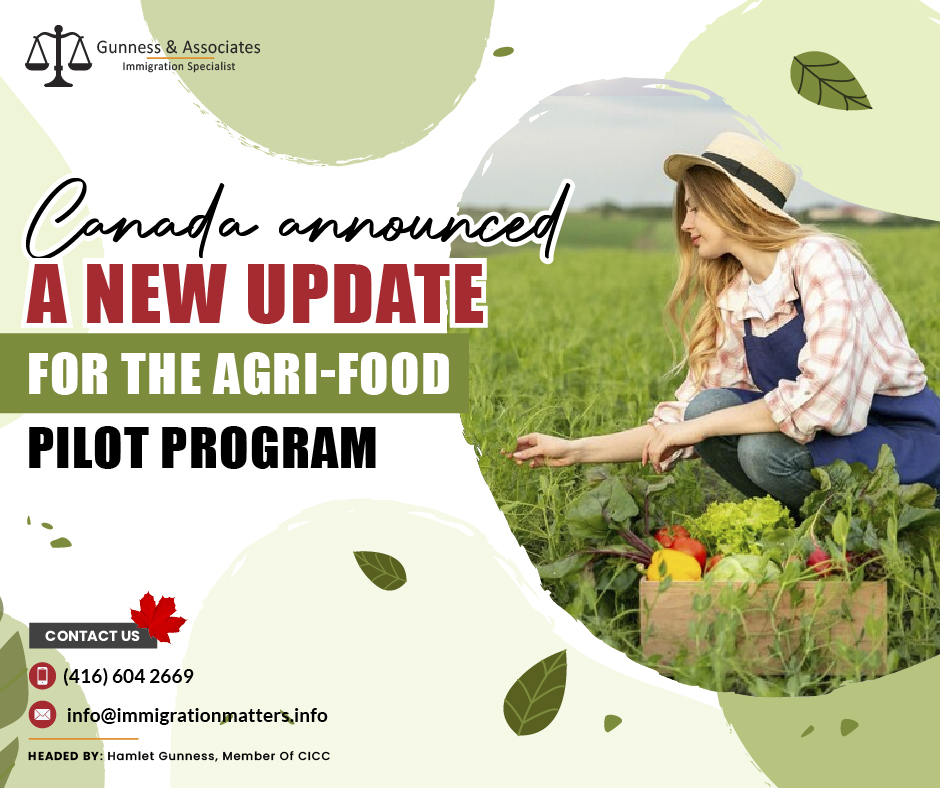 update for the Agri-Food Pilot Program