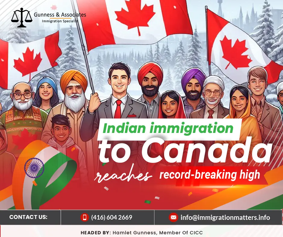 Indian immigration to Canada reaches a record-breaking high ...