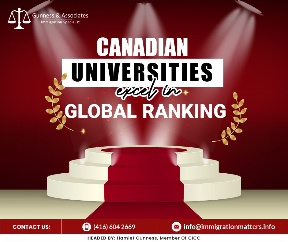 Universities in Canada excel in global ranking