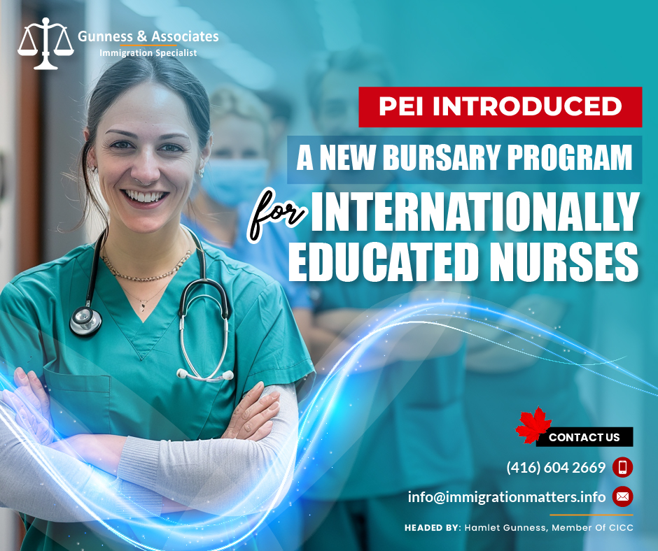 PEI introduces a New Bursary Program for Internationally Educated Nurses