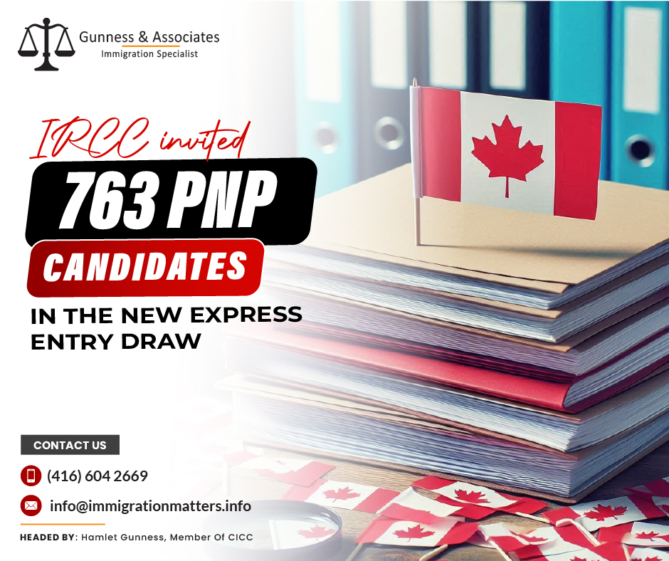 Canada Invites 763 PNP Candidates in the New IRCC Express Entry Draw