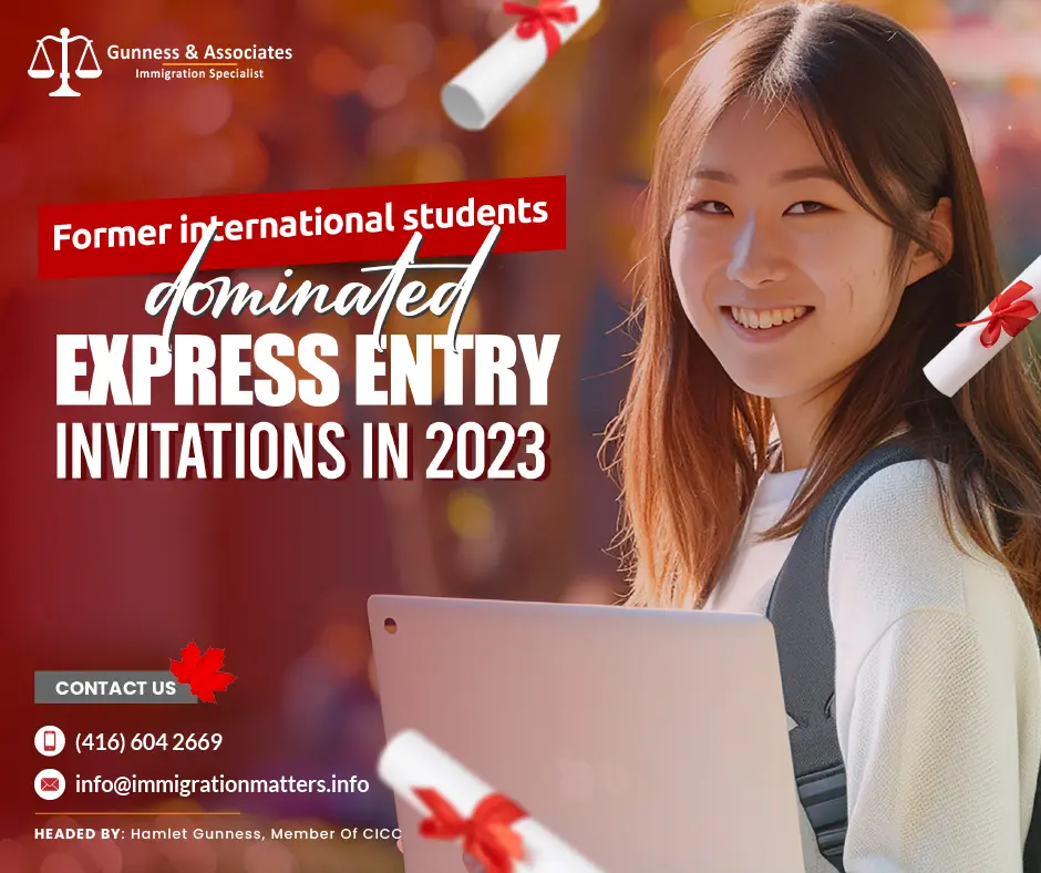 Former International Students Dominated Express Entry Invitations in 2023