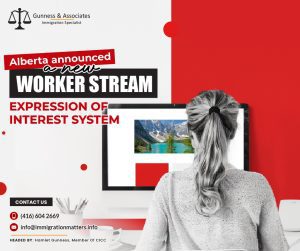 Alberta announced a new worker stream expression of interest system