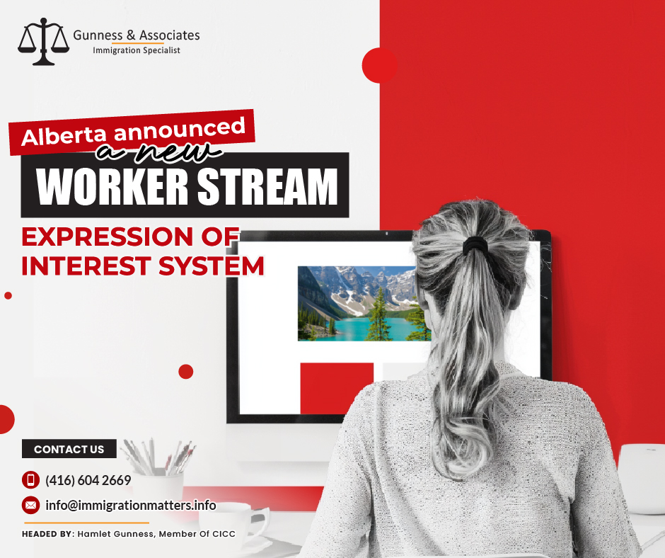 Alberta announced a new worker stream expression of interest system