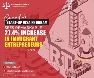 Canada’s Start-Up Visa Program Sees a Remarkable 27.4% Increase in Immigrant Entrepreneurs in 2024