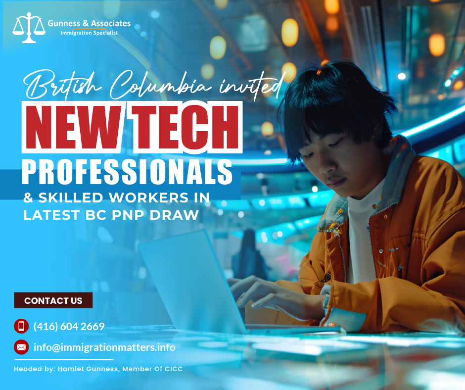 British Columbia PNP Latest Draw Invites New Tech Professionals and Skilled Workers