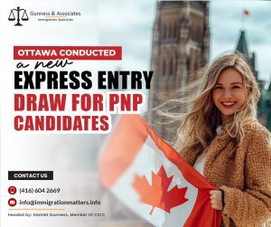 Ottawa conducted a New Express Entry Draw for PNP Candidates