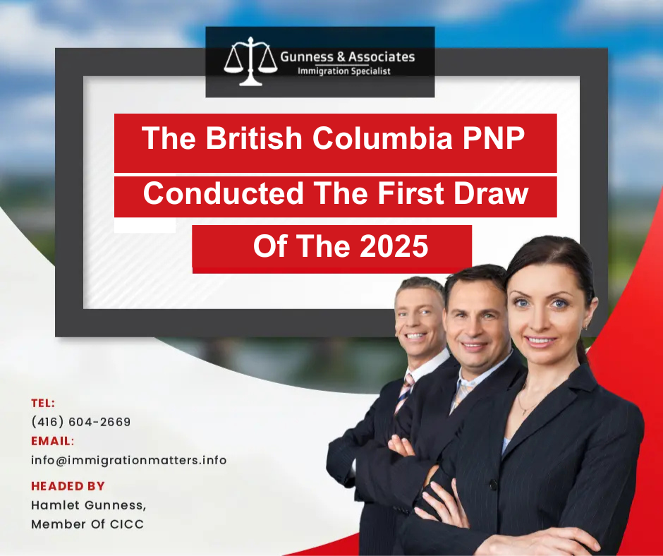 PNP British Columbia Conducts First Draw of 2025: Entrepreneurial Opportunities for Business Candidates