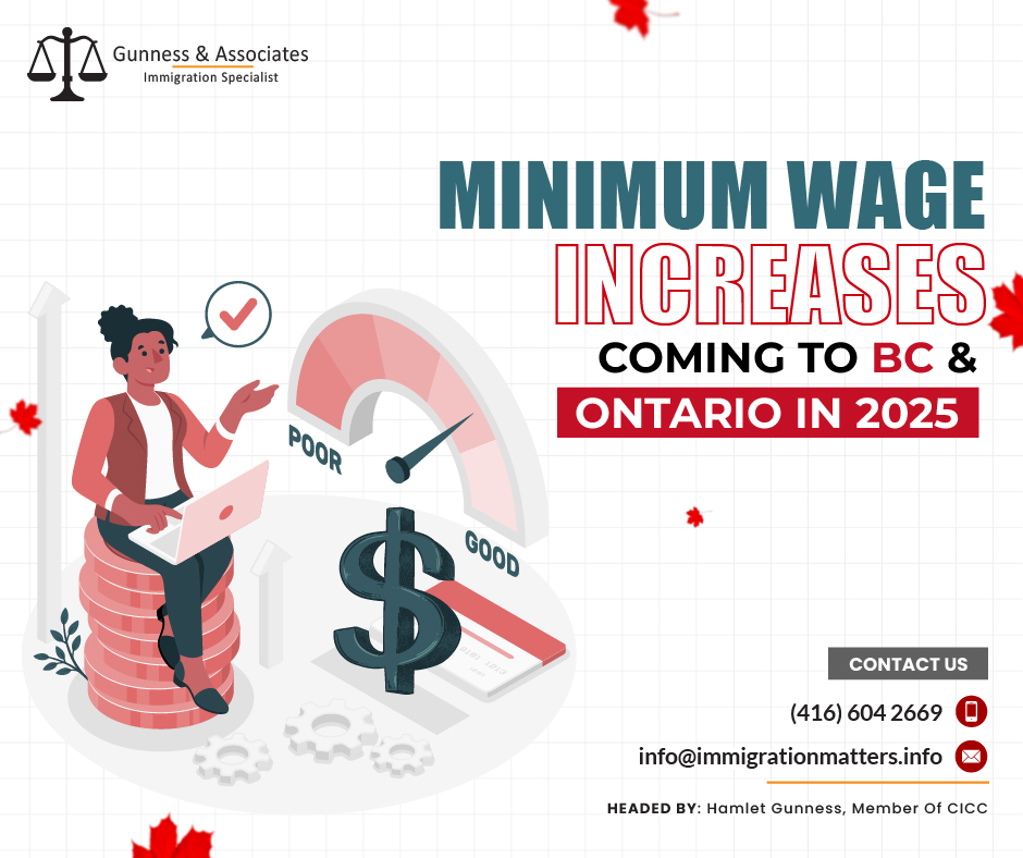 Minimum wage increases coming to BC and Ontario in 2025 A Positive Step for Workers