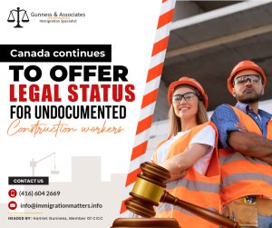 Canada Continues to Offer Legal Status for Undocumented Construction Workers