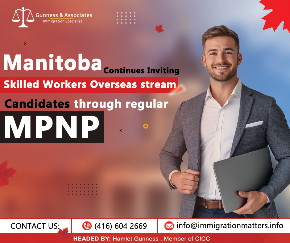 Manitoba Skilled Workers Overseas: Province Continues Regular MPNP Draws to Invite Talent
