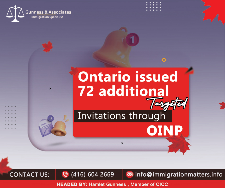 Ontario Issues 72 Additional Targeted Invitations Through OINP to Boost Regional Immigration | Ontario Immigration 2025