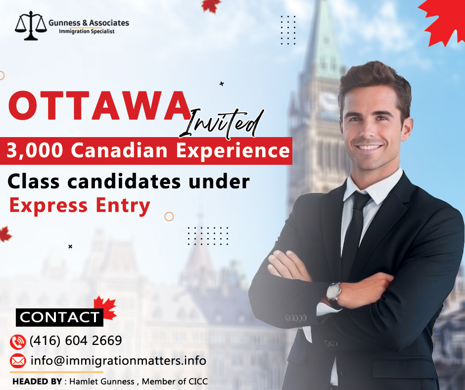Ottawa Express Entry Draw Invites 3,000 CEC Candidates in Latest Round