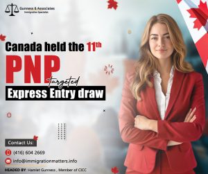 Canada Holds 11th PNP-Specific Express Entry Draw, Inviting 503 Skilled Candidates