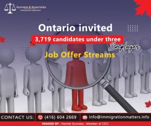 Ontario Invites 3,719 Candidates for Immigration to Ontario Under Employer Job Offer Streams to Support Regional Growth