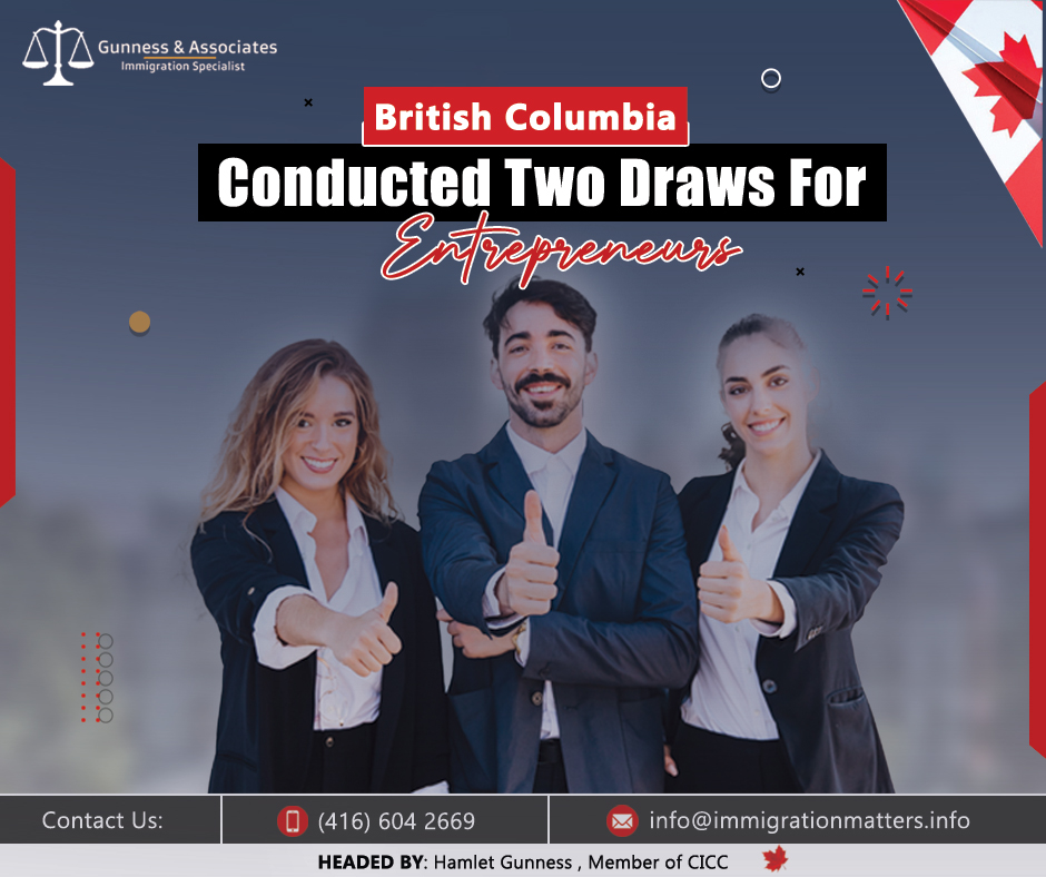 British Columbia Conducts Entrepreneur Immigration Draws to Attract Business Talent